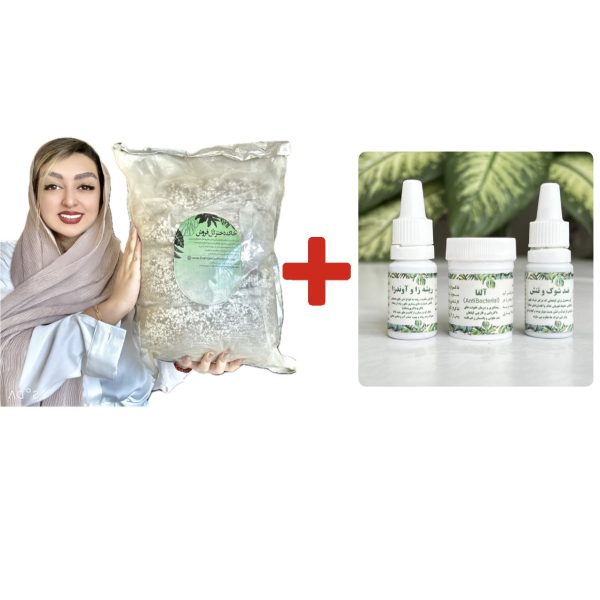 خاک دختر گل فروش(۱۲ لیتری) + پکیج تخصصی تعویض خاک
